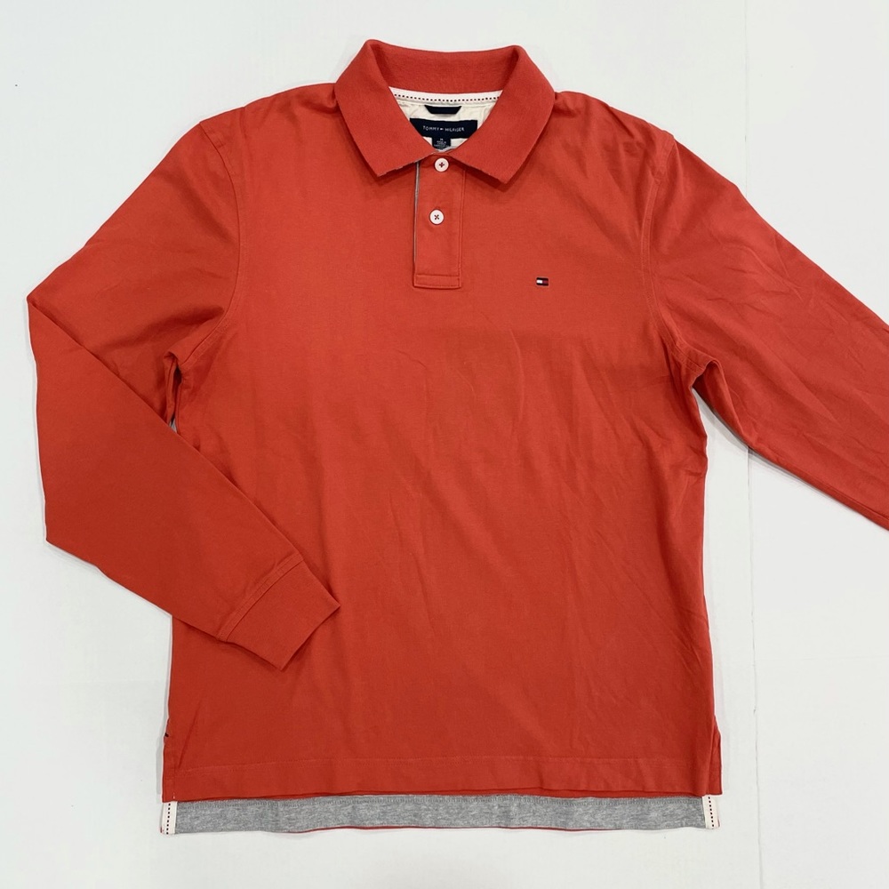 Tommy Hilfiger Long-Sleeve Polo Shirt in Slim Fit